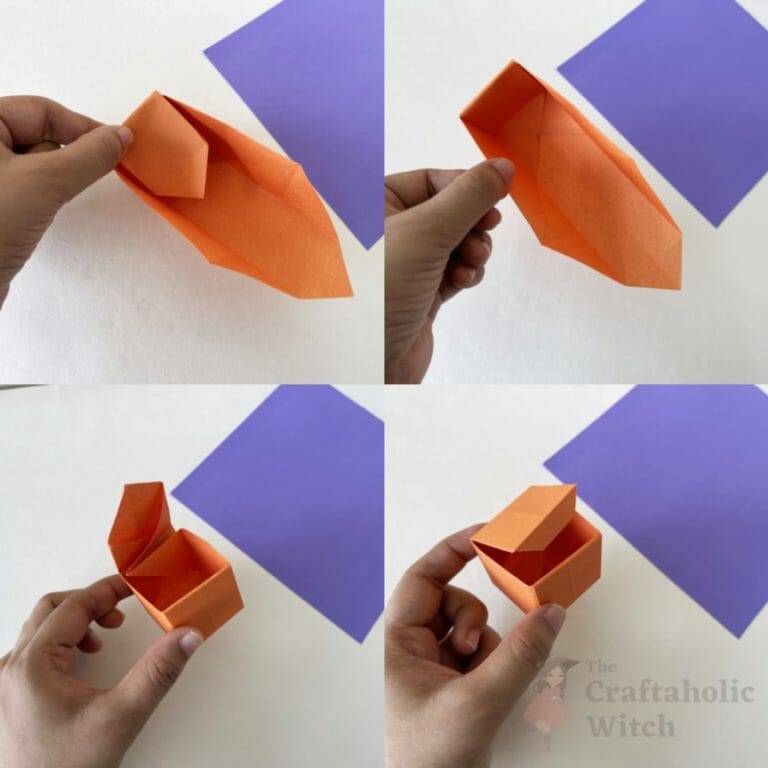 3 Ways of Making Origami Boxes with Paper & Lid (with Video)
