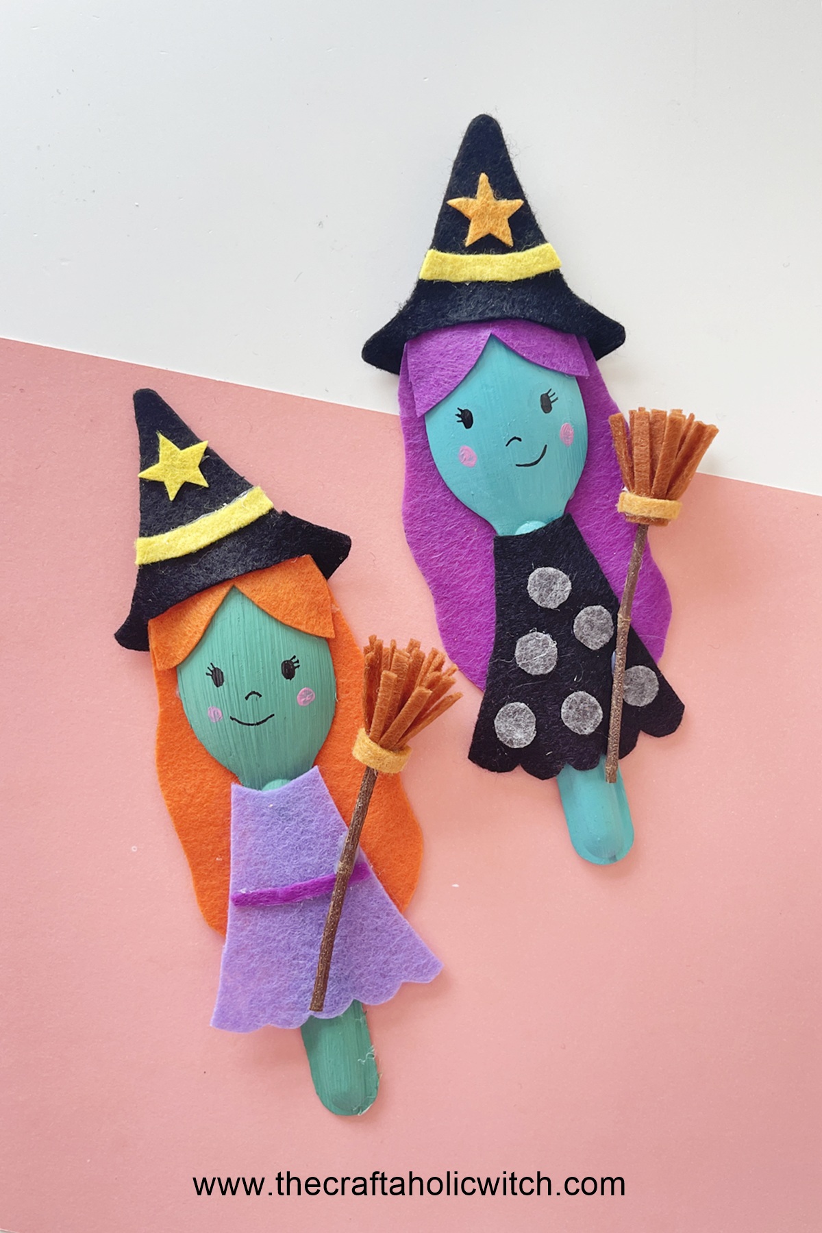 Spoon WItch Long Image 1 - DIY Recycled Spoon Witch for Halloween (Free Template Included!)