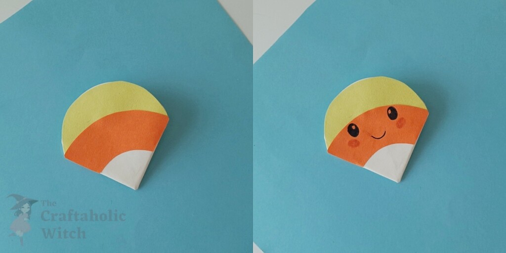 origami bookmark steps 11 - 4 Easy Halloween Bookmarks for Kids (Free Template + Video)