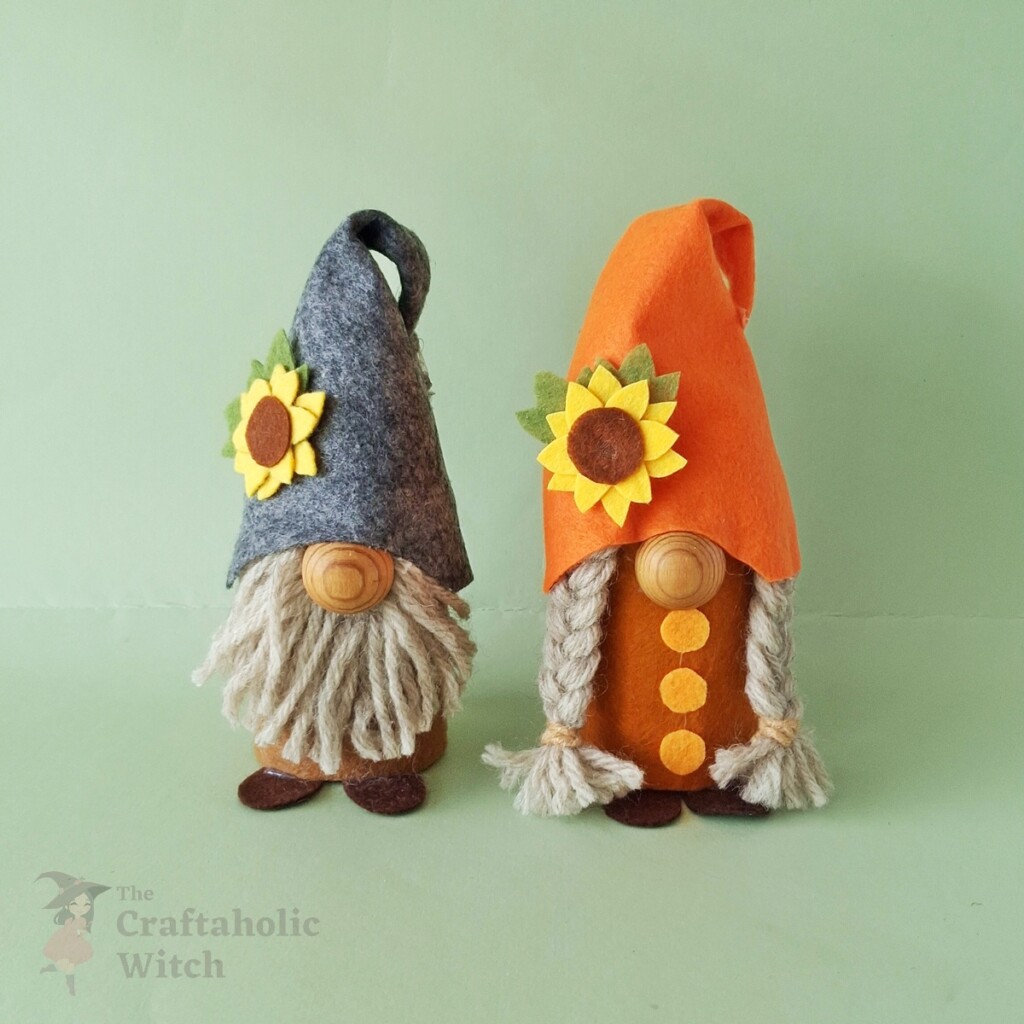 Fall Cone Gnome Images 1 - How to Make Felt Fall Gnomes (with Free Pattern & Video)