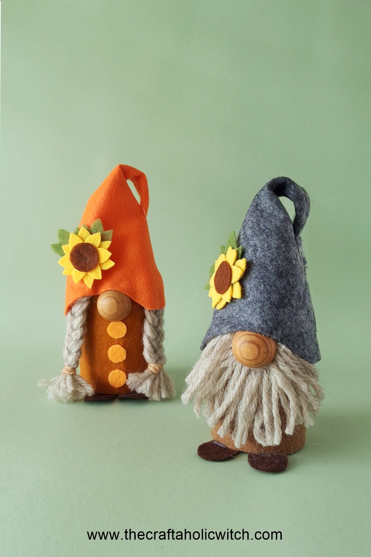 Fall Gnome Doll Long Image Blog 2 - How to Make Felt Fall Gnomes (with Free Pattern & Video)
