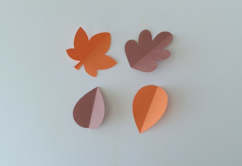 Step 5: Unfold the Leaf Cutouts