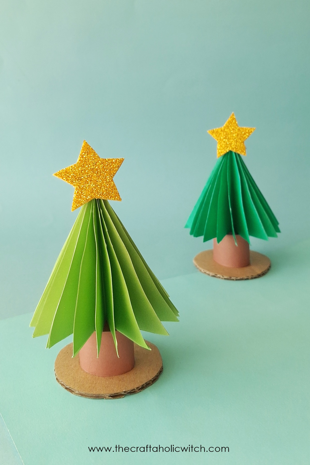 Paper 3d Christmas Tree Finals 6 - Make a 3D Paper Christmas Tree (Tutorial with Free Template)