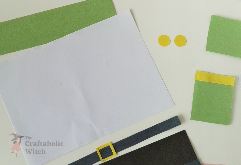 How to Make a Paper Nutcracker Doll (Free Template + Video Tutorial) 4 Step 3: Cut the Body Base Rectangle