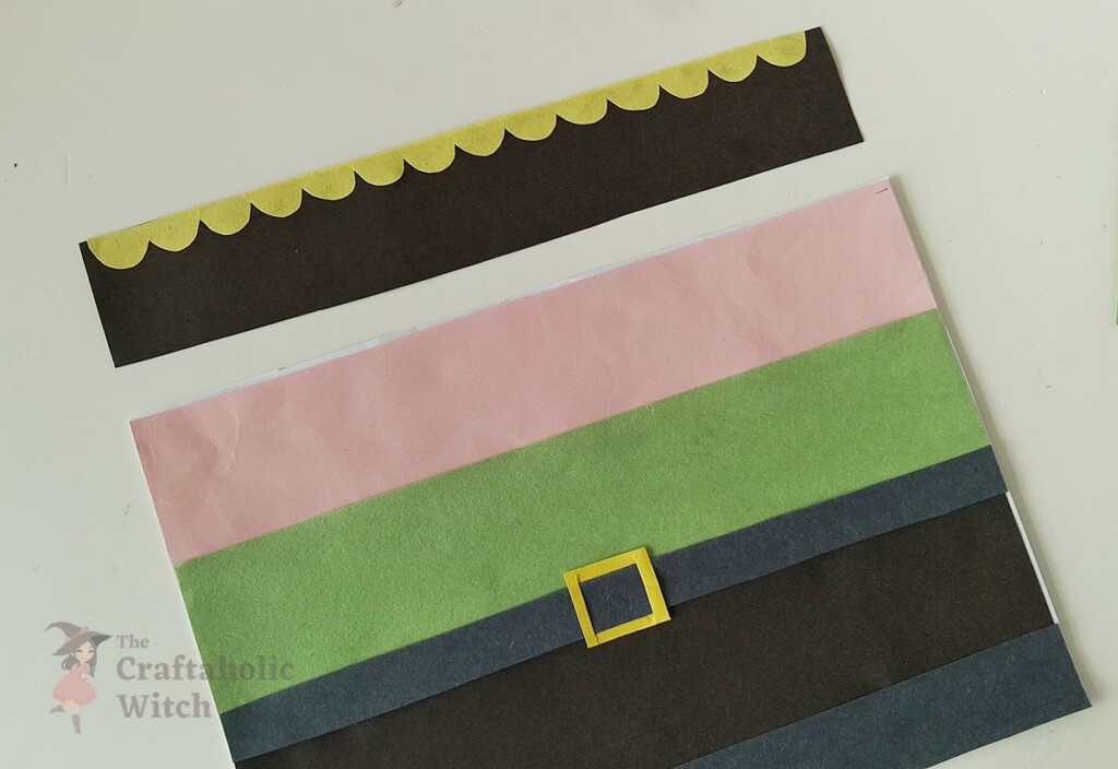 How to Make a Paper Nutcracker Doll (Free Template + Video Tutorial) 7 Step 6: Prepare the Hat and Attach the Head