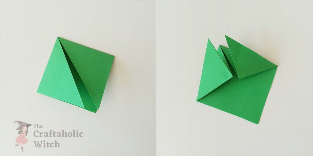 Step 3: Fold the Left Corner Up