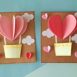 Heart Air Balloon Card Blog Cover