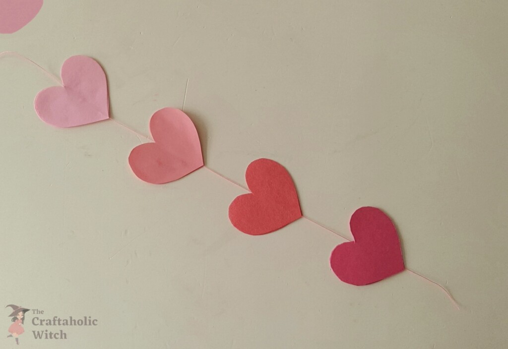 Easy Paper Heart Mobile Craft for Valentine’s Day – Beginner Friendly DIY 8 Paper Heart Mobile Steps 6 - Easy Paper Heart Mobile Craft for Valentine’s Day – Beginner Friendly DIY