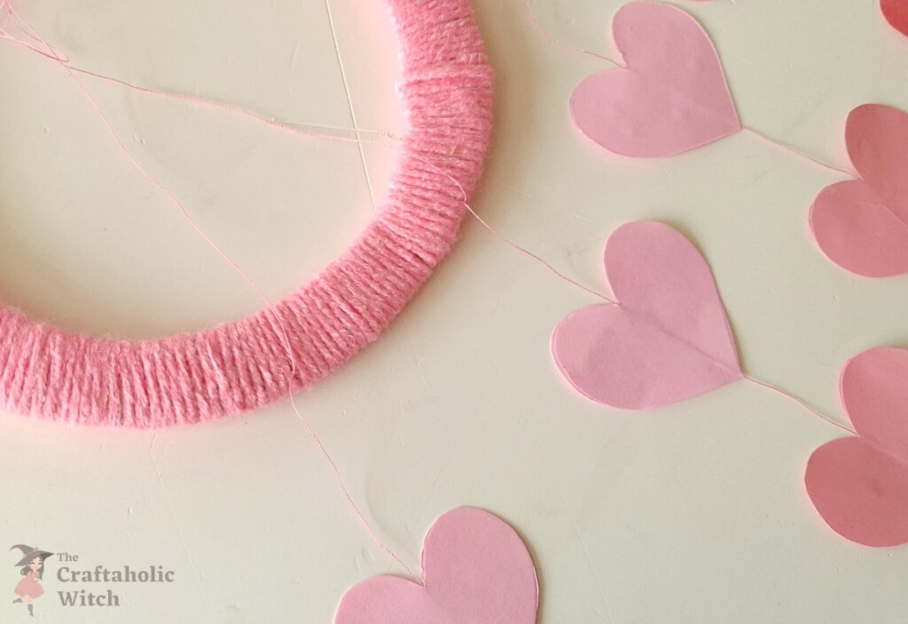 Easy Paper Heart Mobile Craft for Valentine’s Day – Beginner Friendly DIY 10 Paper Heart Mobile Steps 8 - Easy Paper Heart Mobile Craft for Valentine’s Day – Beginner Friendly DIY