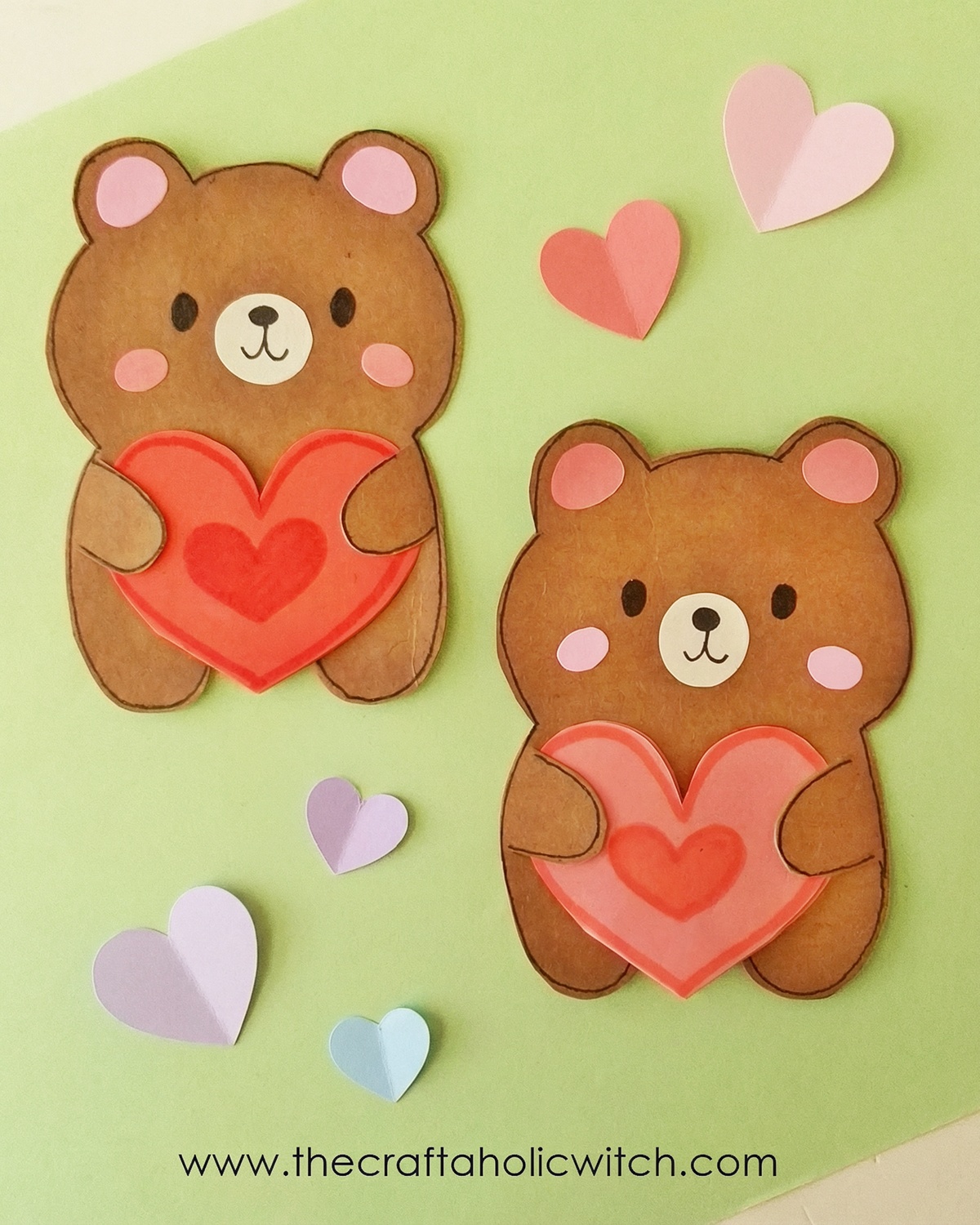 valentine bear card