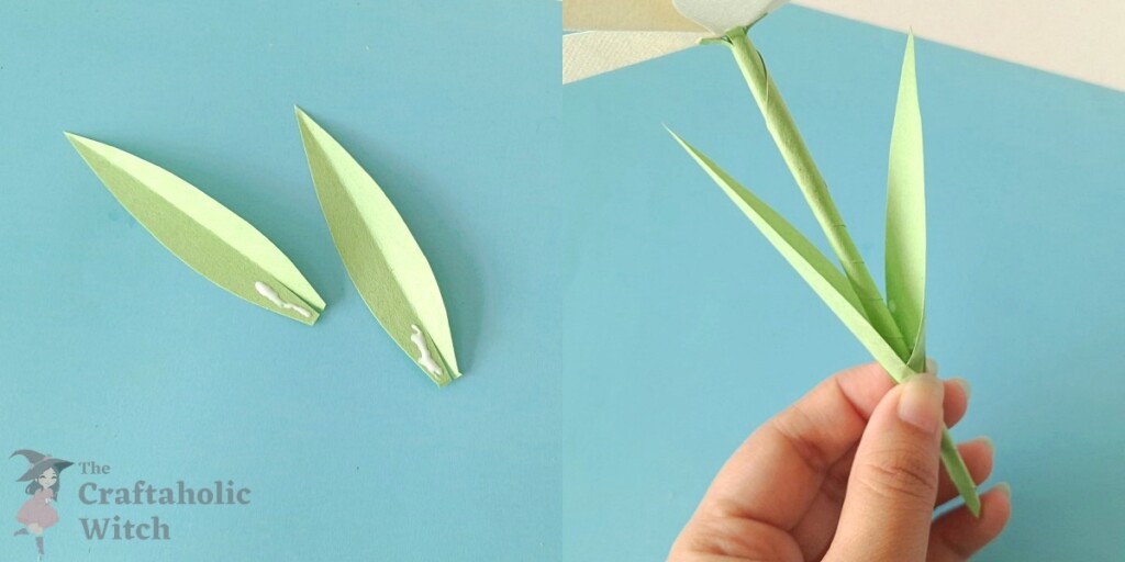How to Make Paper Daffodils (Free Template + Video Tutorial) 19 Paper Daffodil Step 17 - How to Make Paper Daffodils (Free Template + Video Tutorial)