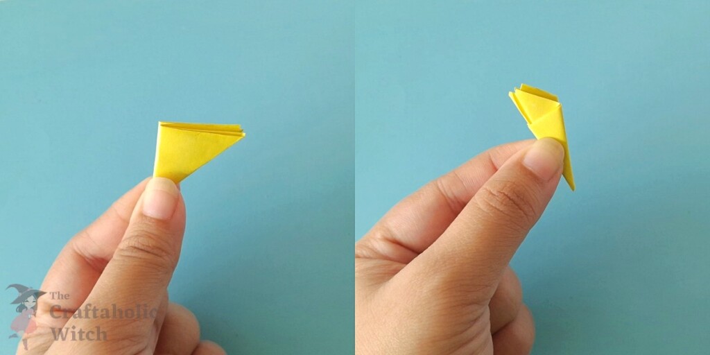 How to Make Paper Daffodils (Free Template + Video Tutorial) 11 Paper Daffodil Step 9 - How to Make Paper Daffodils (Free Template + Video Tutorial)