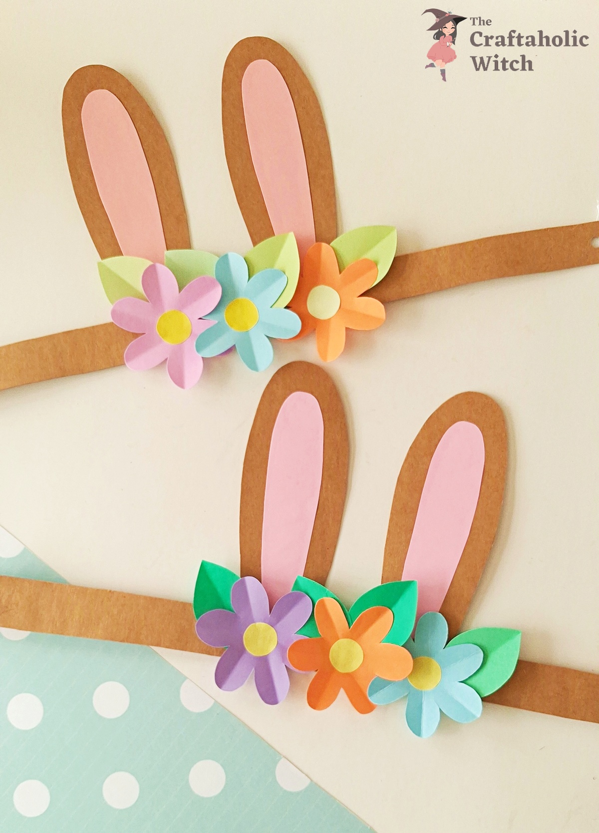 Easy Easter Rabbit Ear Hat Craft for Kids (Template Pattern) 1 Paper Rabbit Hat Long Image 1 - Easy Easter Rabbit Ear Hat Craft for Kids (Template Pattern)