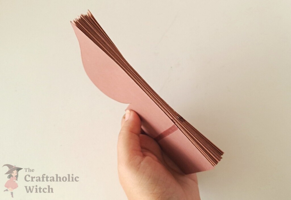 Ramadan decor step 11 - layer all patterns Multiple dome patterns stacked and glued together to build the 3D Ramadan paper decor layers