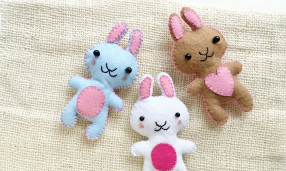 9 Easter Craft Projects Families Will Love Making Together 4 Sew a Felt Bunny for kids