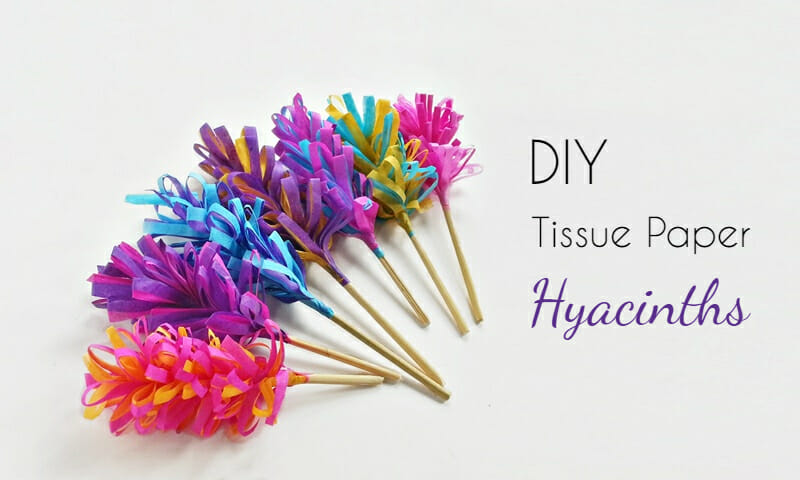9 Easter Craft Projects Families Will Love Making Together 7 tissue-hyacinth-25-featured