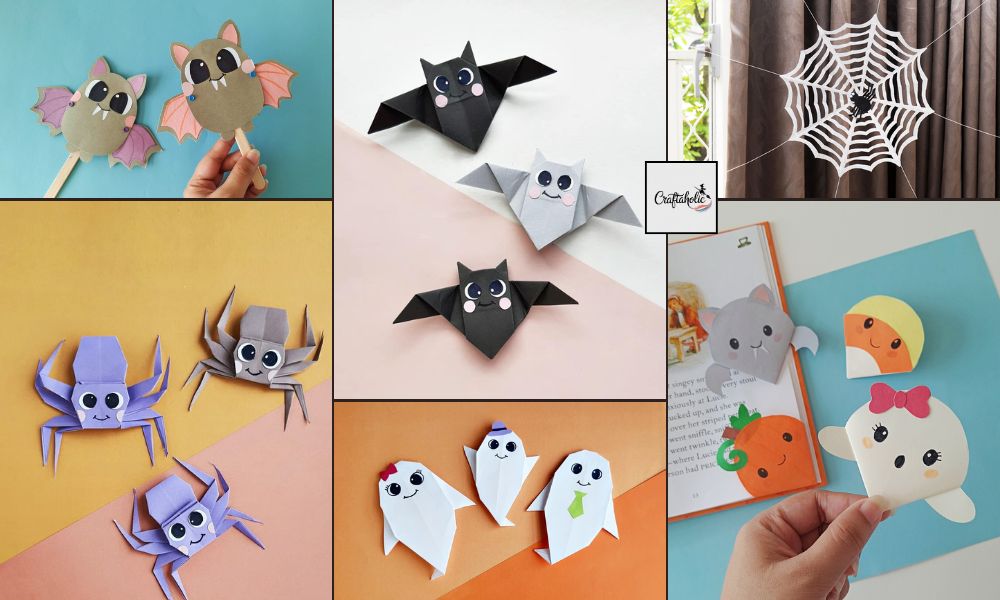 20 Easy Halloween Paper Crafts for Kids to Make at Home