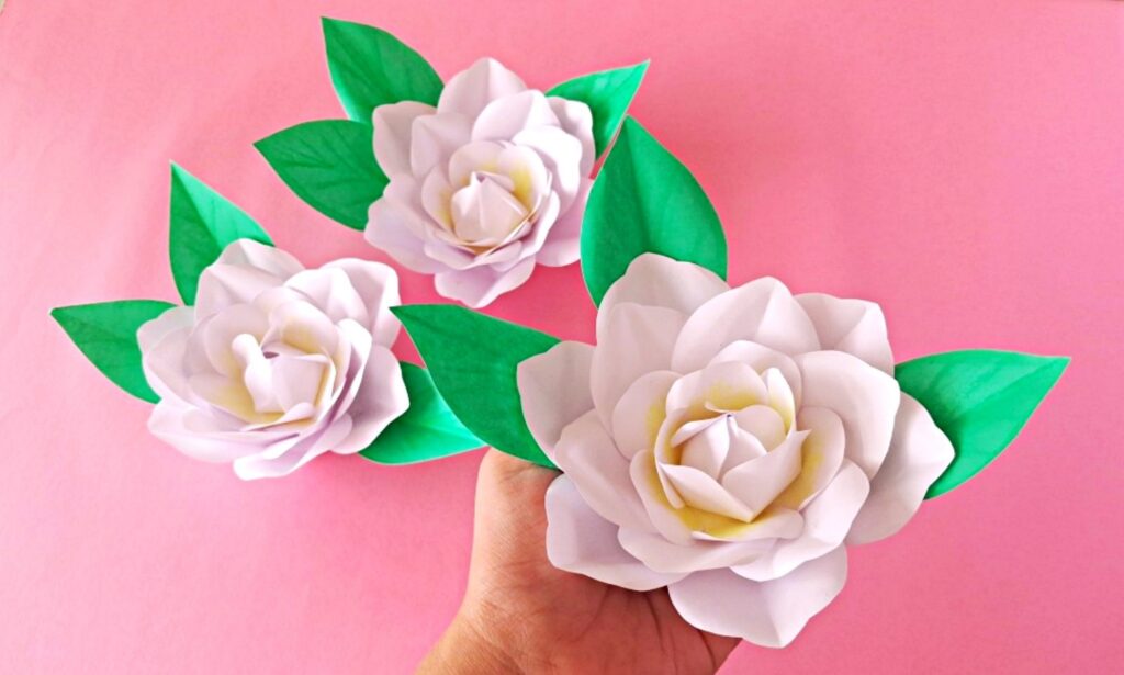 How to Make a Realistic Paper Gardenia Flower