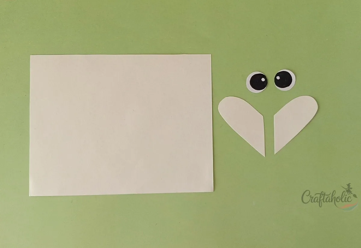 Ghost treat box, step 1: tracing patterns Tracing and cutting the ghost paper halloween treat box patterns