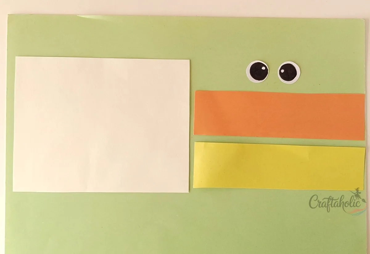Candy corn treat box, step 1: tracing patterns Tracing and cutting the candy corn paper treat box patterns