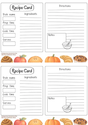 DIY Picture/Note Holder with Wire and Concrete 8 autumn recipe cards printable - DIY Picture/Note Holder with Wire and Concrete